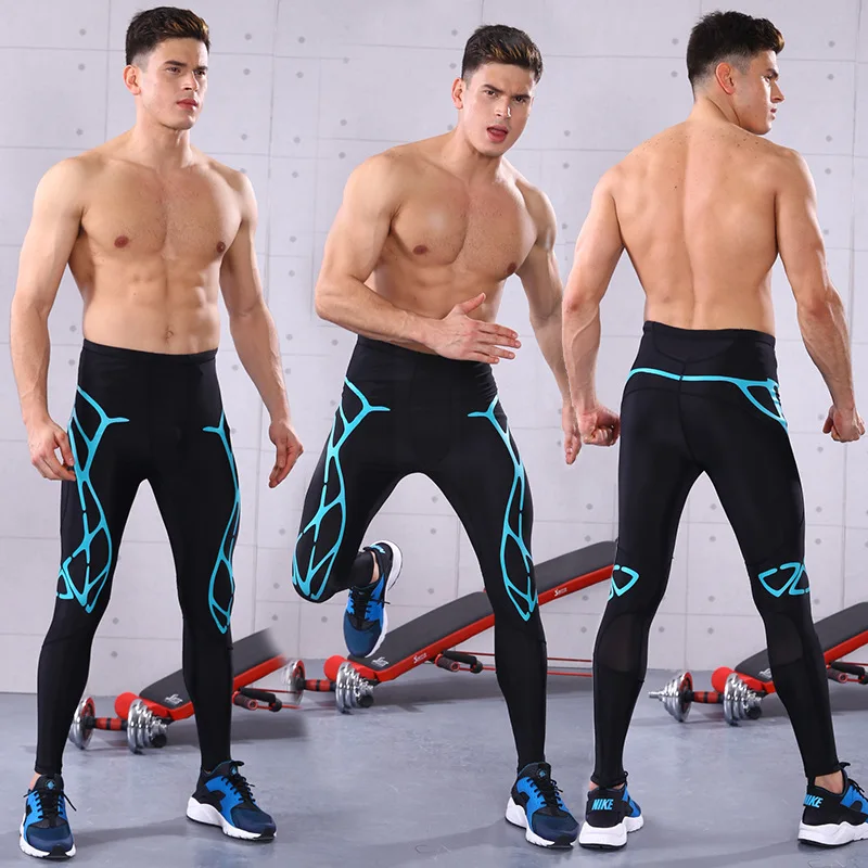

New Style Sports Leggings Men's Outdoor Casual Running Compression Pants Tailor Network Marathon Swimming Breathable Quick-Dry P
