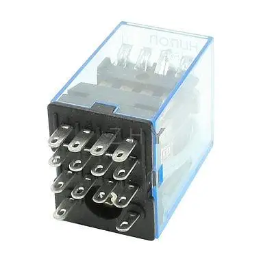 

HH54P AC 110V Coil 14-Pin 4PDT Red LED Electromagnetic Relay
