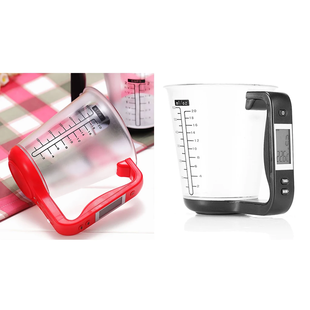  2x/Set Electronic Measuring Scale Cup Detachable Digital Scale Kitchen Tool - 4000075806063