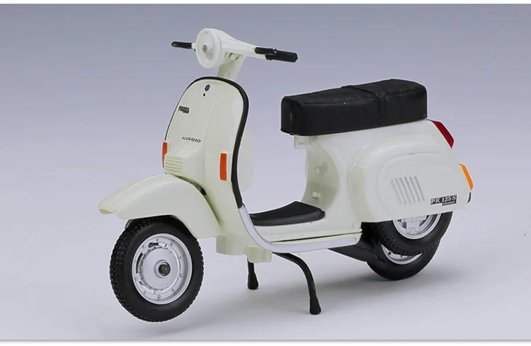 Welly 1/18 VESPA скутер мотоцикл литье под давлением дисплей Модель игрушки для детей мальчиков девочек