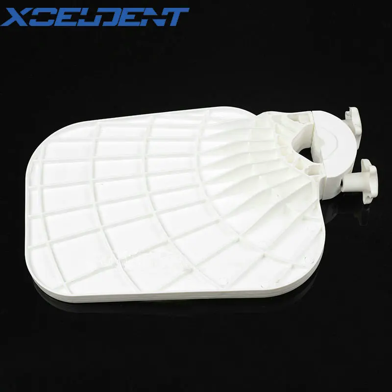  1pcs Dentistry Chair Accessories Dental Plastic Post Mounted Shelf Tray Table for Dental lab