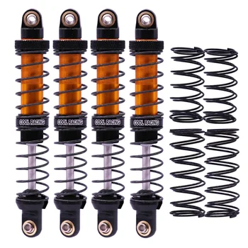 

4PCS Rock Crawler Metal Oil Suspension Shocks Absorber for SCX10 D90 WRAITH TRX-4 90046 RC CAR,90mm