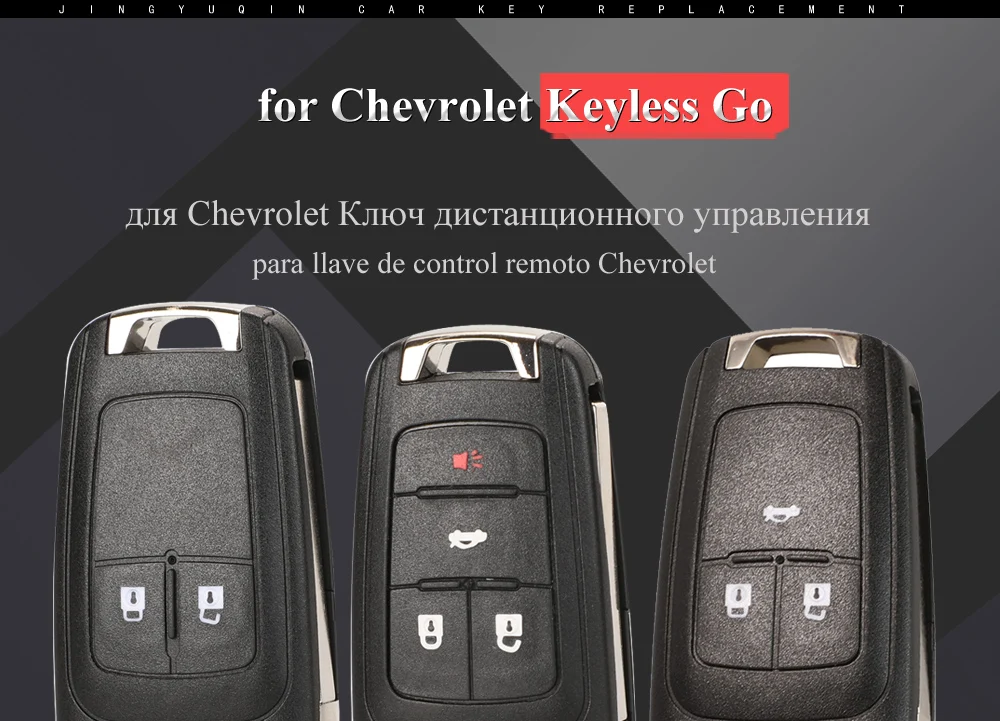 Keyforkess Keyless Go Car Completa di Smart Chiave di Vibrazione A Distanza per Chevrolet Cruz Aveo Camero Malibu Buick Verano Encore 315Mhz ID46 Circuito Integrato - H9a54ef31a29d43a796aa8643e8591d5ds