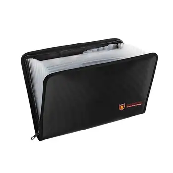 

1pc Document Folder Useful Portable File Storage Folder Accordion Folder Classification Bag for Student School Teacher