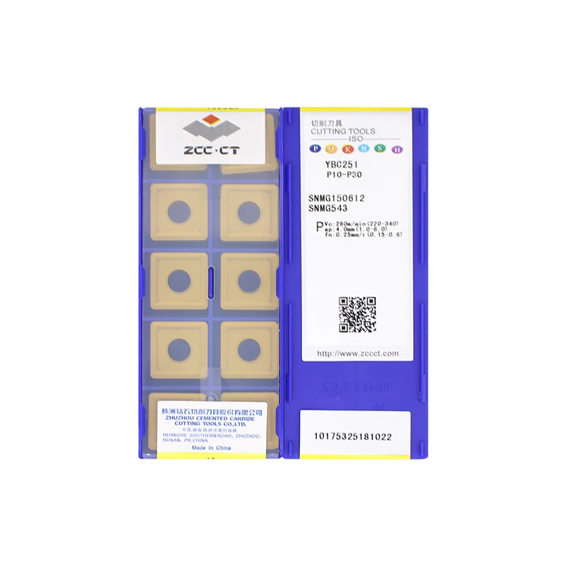 

SNMG150612 YBC251 10pcs Original CHINA ZCCCT Turning Inserts