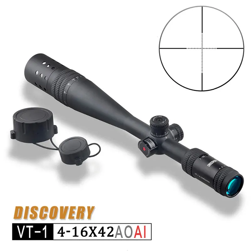 

High Precise Discovery VT-1 4-16X42AOAI Tactical Hunting Riflescope Mil-Dot Reticle Shooting Scope With Angle Indicator