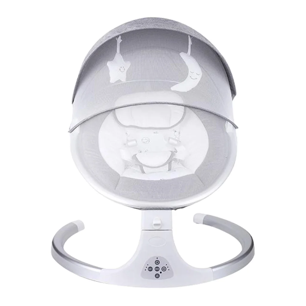 Music Infant Baby Electric Swing Rocking Bouncing Chair Bluetooth Comfort Cradle Bed Shaker Nylon Fabric