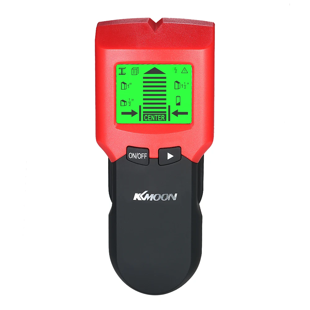 KKmoon Wall Detector Stud Finder LCD Digital Wood Studs Center Metal and AC Cable Live Wire Scanner Warning Detection | Инструменты