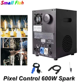 

Free Shipping 2Pcs/Lot 600W Remote/DMX Control Cold Spark Fireworks Sparklers Machine Out/Indoor Wedding Celebration Party Dj