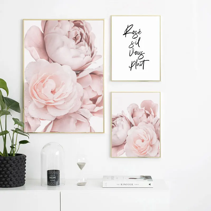 Scandinavian-Posters-Pink-Peony-Flower-Paintings-On-The-Wall-Room-Decor-Canvas-Painting-Wall-Art-Mod (3)