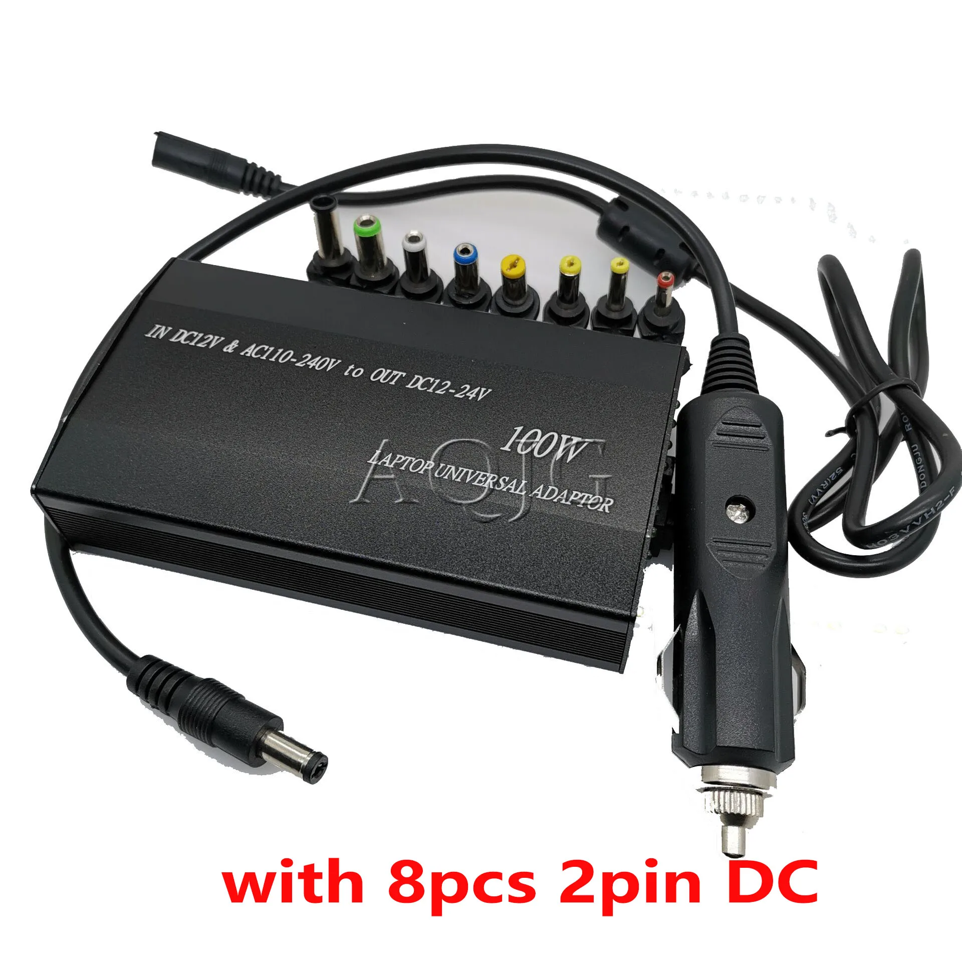 100 W Perjalanan Universal Charger Mobil Usb untuk Laptop/Notebook