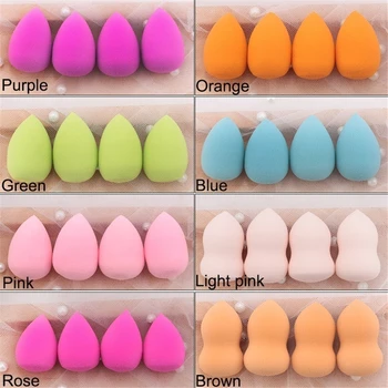 

1/5/10Pc Cosmetic Puff Smooth Women'S Makeup Foundation Concealer Sponge Beauty To Make Up Tools & Accessories Water-Drop Shape