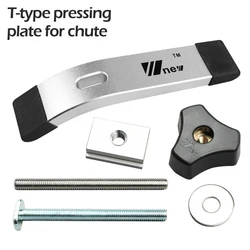 Ensemble de pinces à action rapide en métal pour rail en T M8, accessoires d'outils pour le travail du bois 