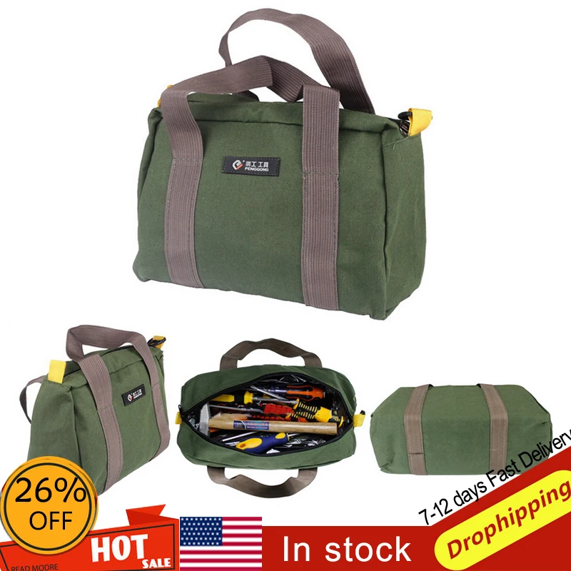 Многофункциональные водонепроницаемые холщовые ручные сумки для хранения