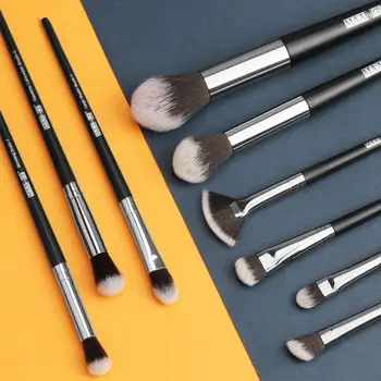 

15/18/20pcs Portable Nylon Hair Makeup Brushes Kits Profile Eye Brushes Highlight Professional Blush Shadow Foundation Powd V2C4
