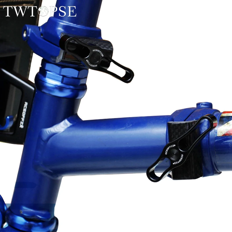 TWTOPSE велосипедный шарнирный зажим Рычаг для Brompton складной велосипедный зажим пластина легкий 38 г CNC AL7075 алюминий 2 шт. hcl-2