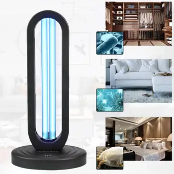 

38W UV Disinfection Lamp UVC Germicidal Light Ozone Home Sterilizing Wardrobe Deodorizer Car Disinfect Virus Mite Lights