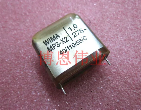 4 шт. Новая серия WIMA 1 мкФ 275VAC PCM27.5 105/275VAC 1U MP3 X2 105 275 В p27.5 мм 1000NF|Операционные