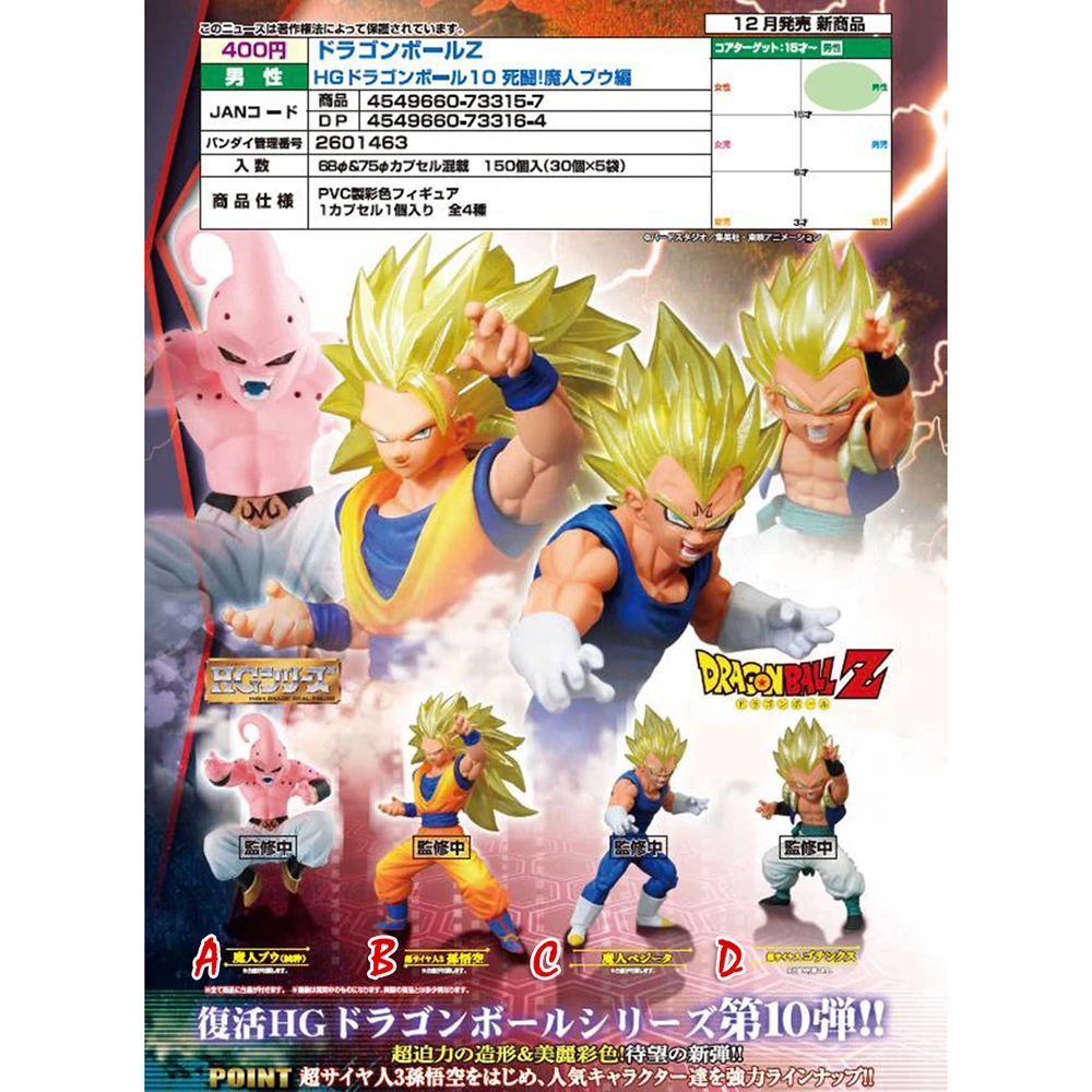 人気の新作 Hgドラゴンボール10 死闘 魔人ブウ編 ベジータ 魔人ベジータ Www Hallo Tv