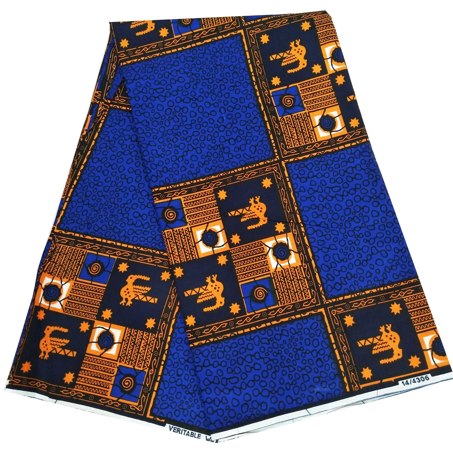 Гана настоящий воск принт ткань голландский Анкара Африканский воск ткани хлопок