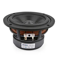 AIYIMA, 5,25 дюймов, аудио, СЧ-частоты, 2,0, динамики, 60 Вт, 30 ядер, НЧ-динамик, HIFI Громкоговоритель, книжная полка, домашний кинотеатр