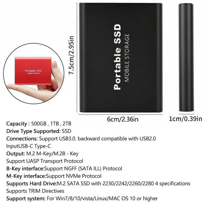 ps5 external hard drive HDD 16TB External Solid State Drive 12TB Storage Device Hard Drive 10TB Computer Portable USB3.0 SSD Mobile Hard Drive msata ps4 external hard drive