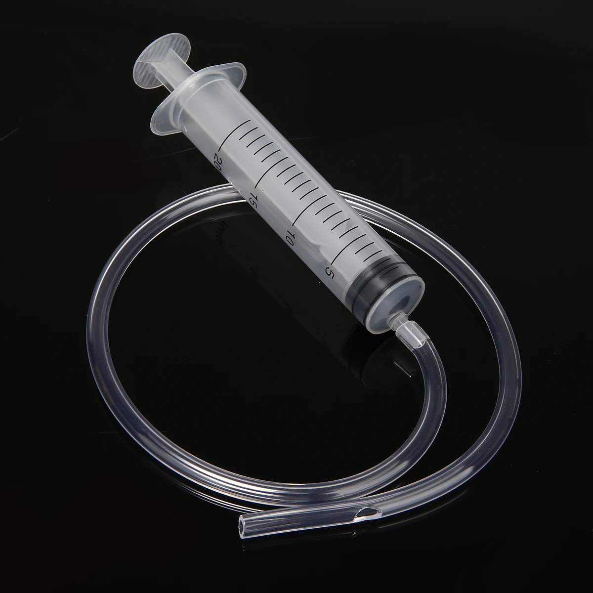 

20ML Plastic Pet Bird Feeding Measuring Syringe with 44cm Tube Reusable Hydroponics Crop Tube Dosing