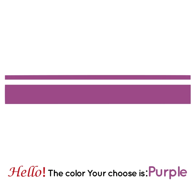 Autocollants à rayures en vinyle pour camping-car,pièces, pour camping-car, Van, boîte à cheval, caravane, décoration Automobile Purple