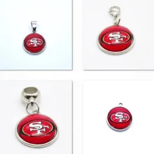 Серебряный кулон талисманы Сан-Франсиско 49ers для браслета ожерелье для женщин мужчин футбольные болельщики пати Мода