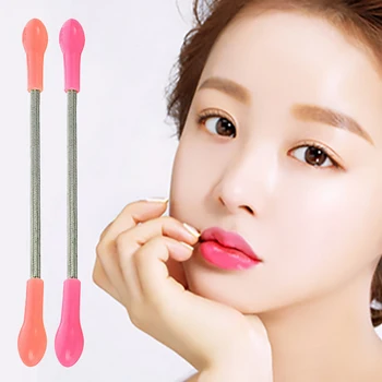 

2PCS Handheld Facial Face Stainless Steel Spring Hair Remover Threader Epilator Removing Tool for Women Girls Ladies Beauty Tool