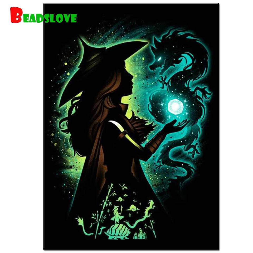 5d DIY Diamond PaintingEternal Sleep Cartoon Princess Full Drill Square Round Mosaic Painting Embroidery B115 | Дом и сад