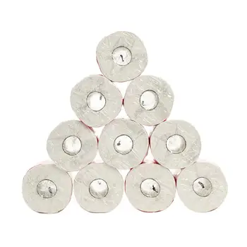 

1 Pack/10 Rolls 3-layer Tissue Toilet Paper Wooden Pulp Toilet Paper Pliable Toilet Roll Paper Cored Roll Toilet Tissues