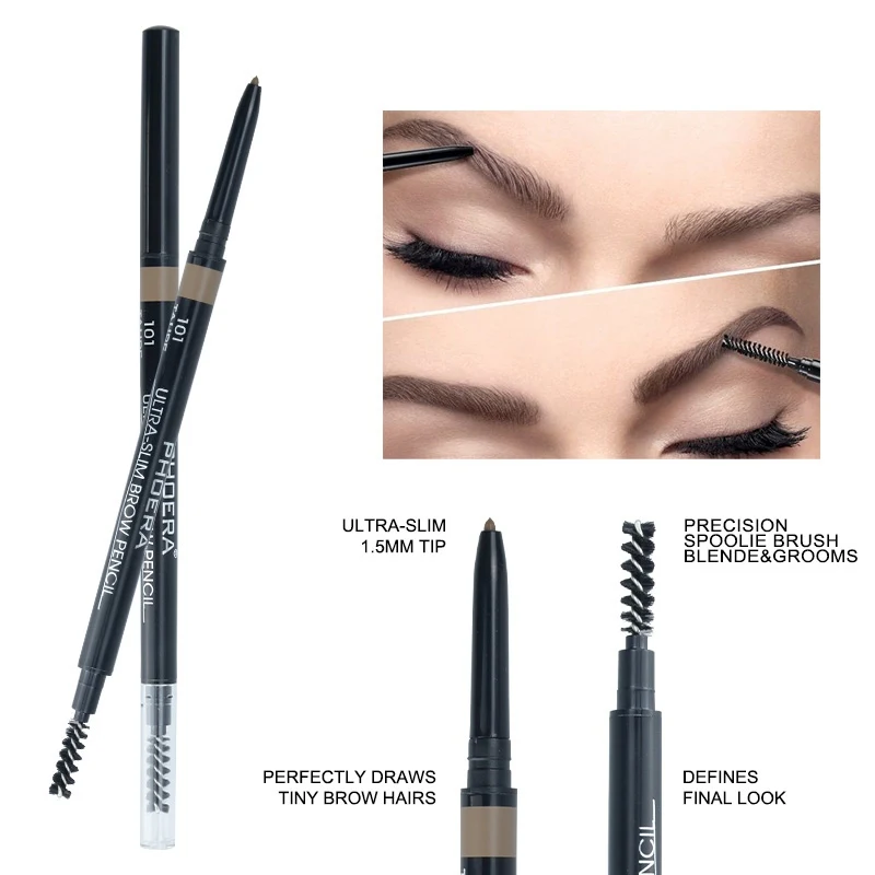 

Fine Eyebrow Pencil Eyebrow Tattoo Pencil Long Lasting Eyebrow Enhancer With Brush Eyebrow Makeup Cosmetics#