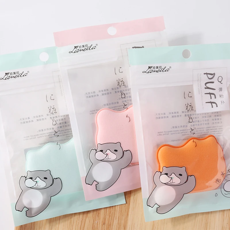 1pcs Cat Cosmetic Puff - 11 - Kawaii Mix