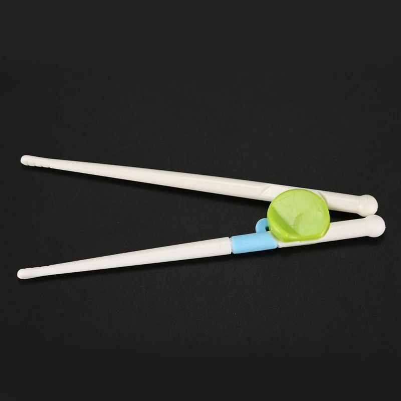 Promotion! 2 Pair Children Kids Beginner Chopsticks Training Helper Learning Easy Use, 1 Pair Pink& 1 Pair Green
