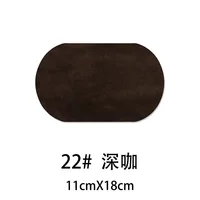 Buy Oval Flocking Embroidered Clothing Patches | Iron-On Coat Elbow Knee Appliques | Clothes Repair Fabric Sticker Stripe Cut | Online - Image 6