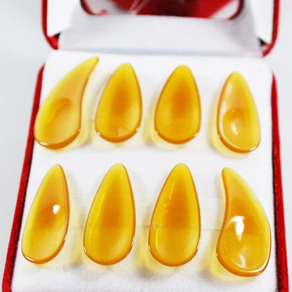 Натуральные-имитированные высококачественные ногти Янтарный Желобок для ногтей Zither для начинающих, чтобы практиковаться, палец выбирает Zither аксессуары