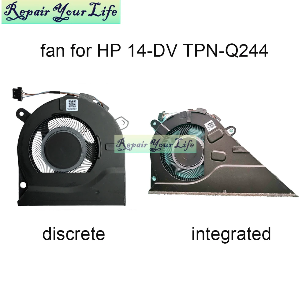

Радиатор охлаждения для ноутбука HP Pavilion 14-DV TPN-Q244 CL30 M24539 M24540 001, вентилятор графической карты