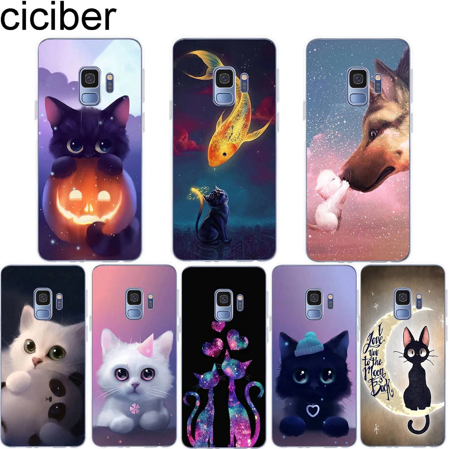 Ciciber для Samsung Galaxy S20 S9 S6 S7 S8 S5 S10 S10e + Edge Plus Ultra задняя крышка мягкие ТПУ чехлы