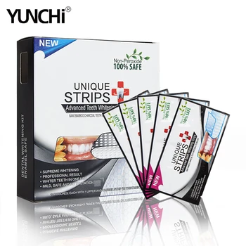 

Nano-bamboo Charcoal Teeth Whitening Strips 100% Safe Non Peroxide Super Adhesive Deep Release Deposit
