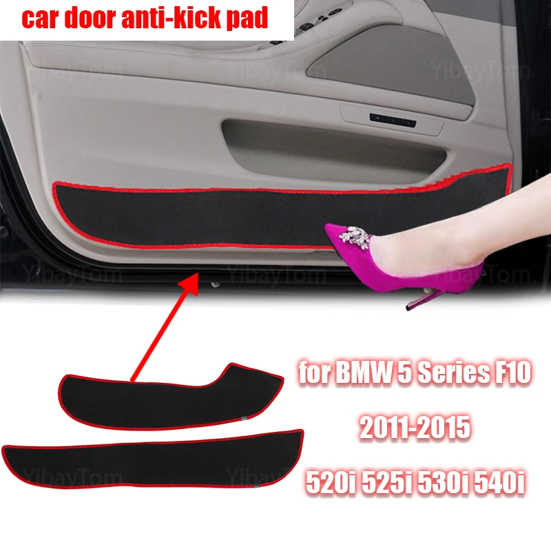 

Carpet Side Edge Guard Decal Protection Car Door Anti Kick Pad Sticker Protective Mat for BMW 5 Series F10 2011-2015 Accessories