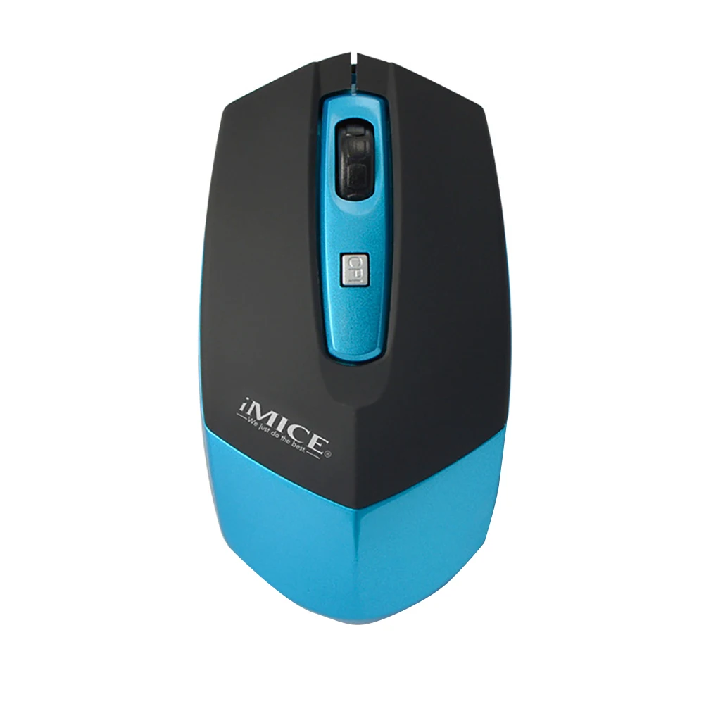 blue IMICE E-2350 мини 2,4 ГГц Беспроводная мышь 1200 dpi Регулируемая компьютерная мышь для ноутбука беспроводная Рабочая оптическая мышь - Цвет: blue