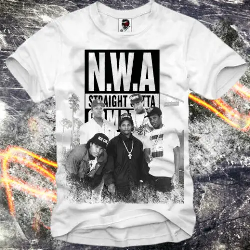E1SYNDICATE T-SHIRT NWA EAZY E ICE CUBE DR. DRE N.W.A. (2424c) |