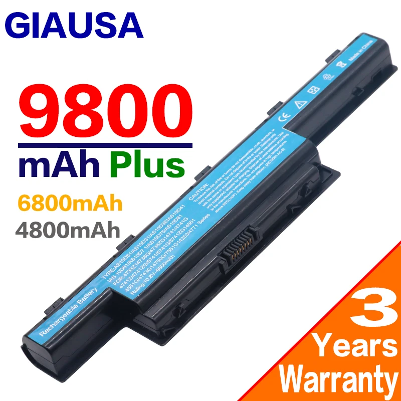 Ноутбук Батарея для Acer Aspire V3 5741 5742 5750 5551G 5560G 5741G 5750G AS10D31 AS10D51 AS10D61 AS10D71 AS10D75