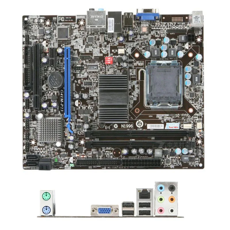 MSI G41M P23 컴퓨터 USB2.0 sata2 마더 보드 LGA 775 DDR3 G41 데스크탑 메인 보드 사용