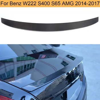 

Carbon Fiber Car Rear Trunk Spoiler for Mercedes Benz S Class W222 S400 S65 AMG 2014-2017 Rear Trunk Lip Spoiler Wing Boot Lip