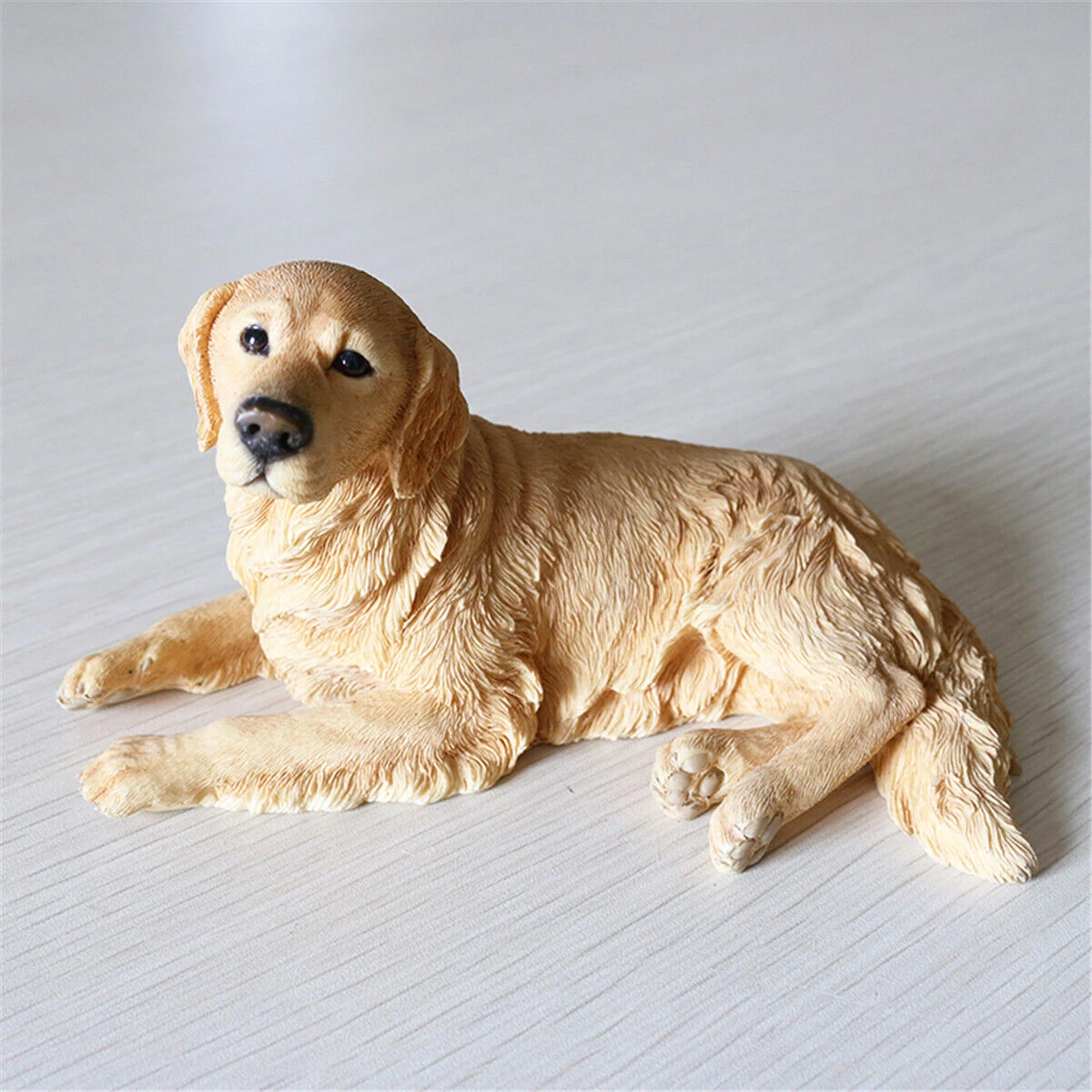 Jjm Golden Retriever Sadik Kopek Pet Sekil Hayvan Araba Dekorasyon Pvc Modeli Koleksiyonu Modeli Bebek Egitici Oyuncak Icin Childrengift Mascot Aliexpress