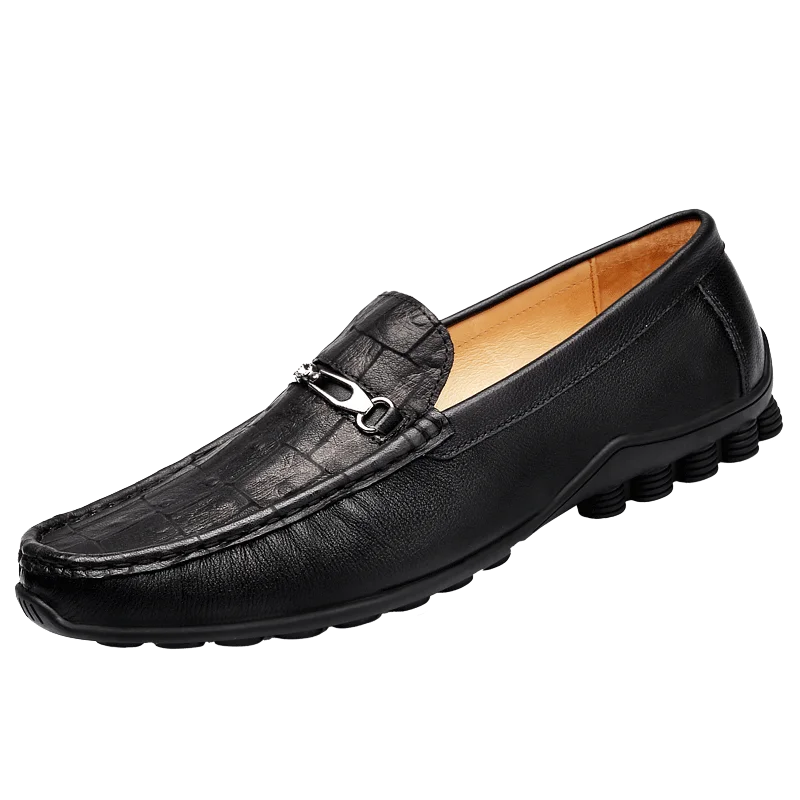 Spring and Autumn Leather Fashionable Comfortable Lightweight Outdoor High Quality Non-slip Waterproof Breathable Loafers
