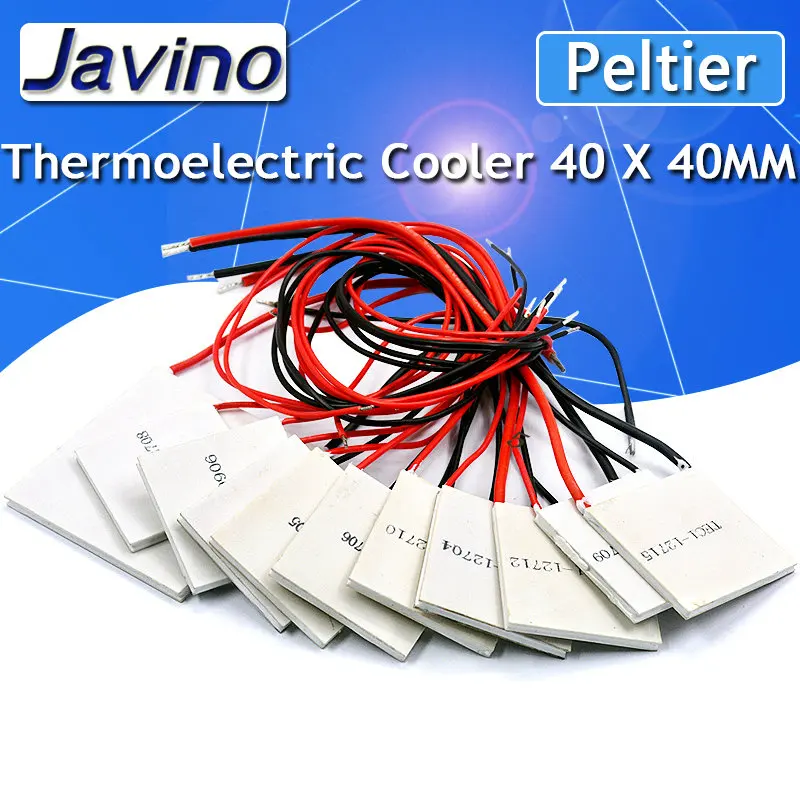 5 Moduli Peltier TEC1-12706 - 12V 6A 60W Per Refrigerazione - Celle Termoelettriche Per Progetti DIY