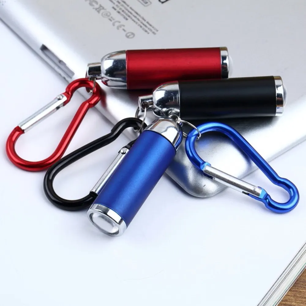 Mini Outdoor Bicycle Flashlight Lamp Light Torch Keychain Portable Aluminium Alloy High Power Convex Mirror Bike LED Lamp Torch